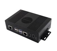 Boîtier en métal Gigabit Ethernet PCIE pour petit ordinateur vers adaptateur réseau de refroidissement et double affichage vers Ethernet boîtier adaptateur