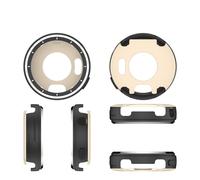 Boîtier en Métal pour Garmin Vivoactive 6 / Active 6 Smartwatch Boîtier De Lunette Étui Rigide De Remplacement De Couleur Unie, Étui De Protection Antichoc Robuste pour Active 6 (Black)