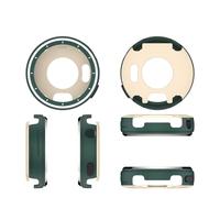 Boîtier en Métal pour Garmin Vivoactive 6 / Active 6 Smartwatch Boîtier De Lunette Étui Rigide De Remplacement De Couleur Unie, Étui De Protection Antichoc Robuste pour Active 6 (Green)