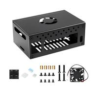 Boîtier en métal pour ventilateur de refroidissement RV2 N516 dissipateur thermique en aluminium Gestion thermique Économie d'espace Dissipateur thermique Protection Boîtier de ventilateur de