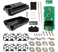Boîtier en plastique pour batterie au lithium avec plaque de circuit de protection PCB pour outil compatible 40 V, espace pour 20 cellules Li-ion, matériau ABS robuste et protection sûre contre la