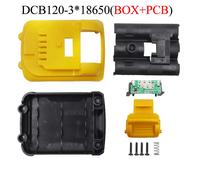 Boîtier en plastique pour batterie DCB120 3x18650, boîtier de Circuit imprimé de charge PCB pour batterie au Lithium DeWalt 10.8V 12V dcb125 dcb127 BOX PCB