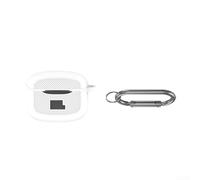 Boîtier en silicone sur mesure pour JBL Tune Buds 2 offrant un ajustement constant et une protection efficace contre l'usure (blanc)