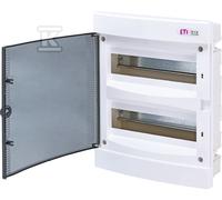 Boîtier encastré 24 modules porte transparente ECM24PT-s 001101075