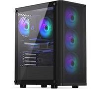 Boîtier - ENDORFY - Ventum 200 ARGB - Noir - Panneau en verre trempé - Compatibilité ATX G