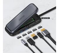 Boîtier et hub USB-C pour disque dur SSD M.2 - UNITEK
