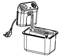 Boitier et résistance Friteuse, Airfryer SS-996484, SS996484 TEFAL, SEB