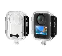 Boîtier étanche 45 m pour DJI Osmo 360, coque de protection PC caméra sport couvercle transparent en verre trempé pour DJI Osmo 360 accessoires