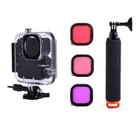 Boîtier étanche 60 m pour DJI Osmo Nano, coque de protection de plongée sous-marine avec ensemble de filtres de plongée et accessoires de poignée flottante (boîtier étanche + 3 filtres + poignée