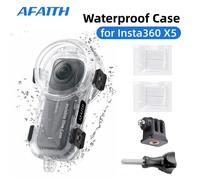 Boîtier étanche 60 m pour Insta360 X5 - AFaith - Verrou de sécurité anti-buée Coque de plongée invisible