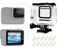 Boîtier Étanche Avec Coque Pour Écran Et Gaine Anti-Buée Pour Gopro Hero 7 White & Hero 7 Silver[Hero2122]