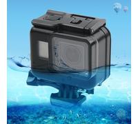 Boitier étanche Boîtier de protection 45m + Coque arrière à écran tactile pour GoPro NEW HERO / HERO6 / 5, avec fixation basique à vis & vis, pas besoin de retirer la lentille Noir
