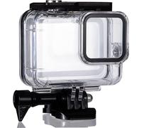 Boîtier étanche Compatible avec GoPro Hero 8 Black Caméra d'action Boitier de Protection Plongée 45M avec Vis Longue et Base de Montage