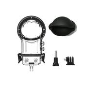 Boîtier étanche, Compatible avec Insta360, X3 | Boîtier transparent en PC, coque de plongée 40M, 1 vis, 1 adaptateur