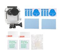 Boîtier étanche Coque Couverture caméra Protection étui de plongée Ensemble avec Film de Verre trempé Feuille Anti-buée pour Max