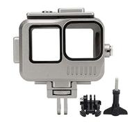 Boîtier étanche de 40 m de Profondeur en Verre trempé Double Chaussure Froide boîtier Anti-Chute Cadre de caméra en métal étui de Protection étui de Protection sous-Marin pour 11