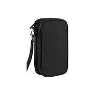 BoîTier éTanche de Stockage de Câbles Portables Chargeur de Ligne de DonnéEs USB Organizador pour Organiseur éLectronique de Voyage Noir