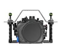 Boîtier étanche en Alliage d'aluminium for Appareil Photo Panasonic GH7, étanche jusqu'à 100 m (328 Pieds), avec dôme en Verre de 180 mm.