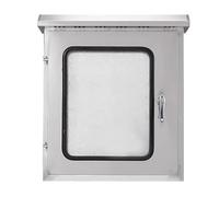 Boîtier Étanche Et Anti-poussière, Double Porte 30x40x20cm/11,8x15,7x7,9 Pouces, Câblage Électrique Intérieur/extérieur En Acier Inoxydable, Avec Plaque De Montage