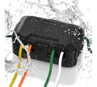 Boitier Etanche, IP55 Medium Boîtes à Bornes électriques, Boite Etanche Electrique Exterieur, Idéal Pour Protéger les Multiprises, Lumières de Noël, Dimensions intérieures = 26 cm x 15 cm x 12 cm