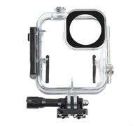 Boîtier étanche pour DJI : boîtier de plongée en verre trempé et acier inoxydable, protection sous-marine transparente pour sports aquatiques