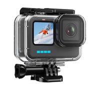 Boîtier étanche pour GoPro Hero 12 11 10 9 noir, coque de protection pour plongée sous-marine avec accessoires de support