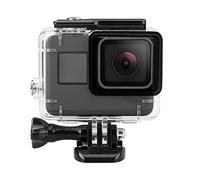 Boîtier étanche pour GoPro Hero 5 6 7 Noir Coque de protection sous-marine avec support pour Go Pro Hero5 6 Hero7 Noir