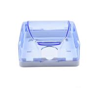 Boîtier étanche pour interrupteur mural pour prise de type 86 et prise de lampe, pour plaque murale en plastique durable avec couvercle à rabat, protection de sécurité pour prise intérieure (bleu)