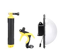 Boîtier étanche professionnel TELESIN avec dôme pour caméra GoPro Hero 5/6/7