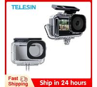 Boîtier étanche TELESIN 45M pour caméra d'action C TELESIN Boîtier étanche 45M pour DJI OSMO Action 3 4 5pro, boîtier de plongée sous-marine C