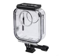Boîtier étanche transparent pour Go Pro Max2, verre trempé robuste et étui de protection en acier, coque de plongée pour sports extrêmes