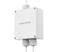 Boîtier extérieur WAVLINK pour injecteurs PoE, boîte étanche IP67, conçu exclusivement pour la série WAVLINK Outdoor AP, inclut kit de montage mural et sur poteau
