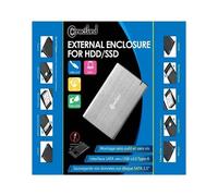 Boîtier Externe 2.5'' HDD/SSD USB3 Sata Alu Sans Vis Silver