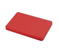 Boîtier Externe 2,5" pour disques durs SATA, avec Connexion USB 3.0, Design sans vis et Couleur Rouge, idéal pour Stockage Portable.