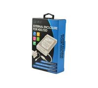 Boîtier externe 2 en 1 pour disque 2.5'' SATA USB3.1 Type-C G2-28-WH Blanc