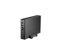 TooQ TQE-3527B Boîtier de disques de stockage Boîtier HDD Noir 3.5"