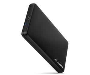 Boîtier Externe Axagon EE25-SLC pour SSD/HDD 2.5" SATA I/II/III, USB 3.2 Gen 1 Type-C, Support UASP et TRIM, Jusqu'à 5 Gbit/s, Compatible Windows/macOS/Linux