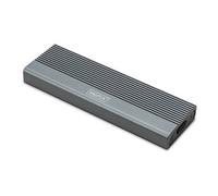- Boitier externe - extérieur, aluminium, sans outils - M.2 - M.2 Card / SATA 6Gb/s - USB-C 3.1 (Gen 2) - pantone 430 C