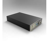 Boitier externe HEDEN - 3.5"" pour 3.5"" HDD/SATA jusqu'à 16 To, USB3.0 , boitier en alliage d'alu, noir