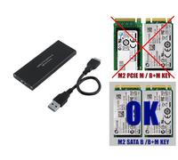 Boîtier externe - KALEA-INFORMATIQUE - M.2 SATA - USB 3.0 - Noir - 5 Gb/s