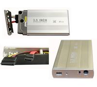 KALEA-INFORMATIQUE Boitier Externe USB pour disques durs SATA 3.5 avec Alimentation Externe. en Aluminium
