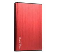 MaxInPower BEM25MUA1CR - Boitier externe - 2.5" - SATA 6Gb/s - 600 Mo/s - USB 3.0 - rouge foncé