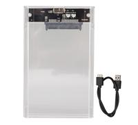 Boîtier externe transparent pour disque dur SATA 2,5 pouces avec connecteur SATA USB 3.0, permettant d'étendre la capacité de stockage de votre