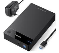 Boîtier Externe - UGREEN - 3.5"" SATA HDD SSD - 10 To Max - USB 3.0 - Haute Vitesse 5Gbps