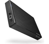 Axagon Boîtier de disque dur EE35-XA3 – USB 3.0, SATA II, Aluminium – Noir 3,5 pouces