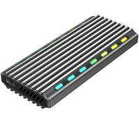 Gembird Boîtier externe EE2280-U3C-03 - USB 3.2 RGB - S-ATA M.2 2280 (gris)