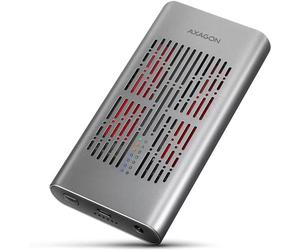 Boitier externe USB 3.2 Axagon Clone Master Box - 2x NVMe M.2 Type 2280 (Argent)