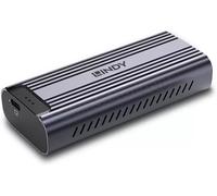Lindy - Boitier externe - M.2 - M.2 NVMe Card / PCIe 4.0 (NVMe) - USB4 - gris foncé