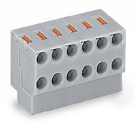 Boîtier femelle pour câble série 252 WAGO 252-106 Nbr total de pôles 6 Pas: 3.50 mm 200 pc(s)