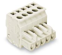 Boîtier femelle pour câble série 722 WAGO 722-204/026-000 Nbr total de pôles 4 Pas: 5 mm 100 pc(s)